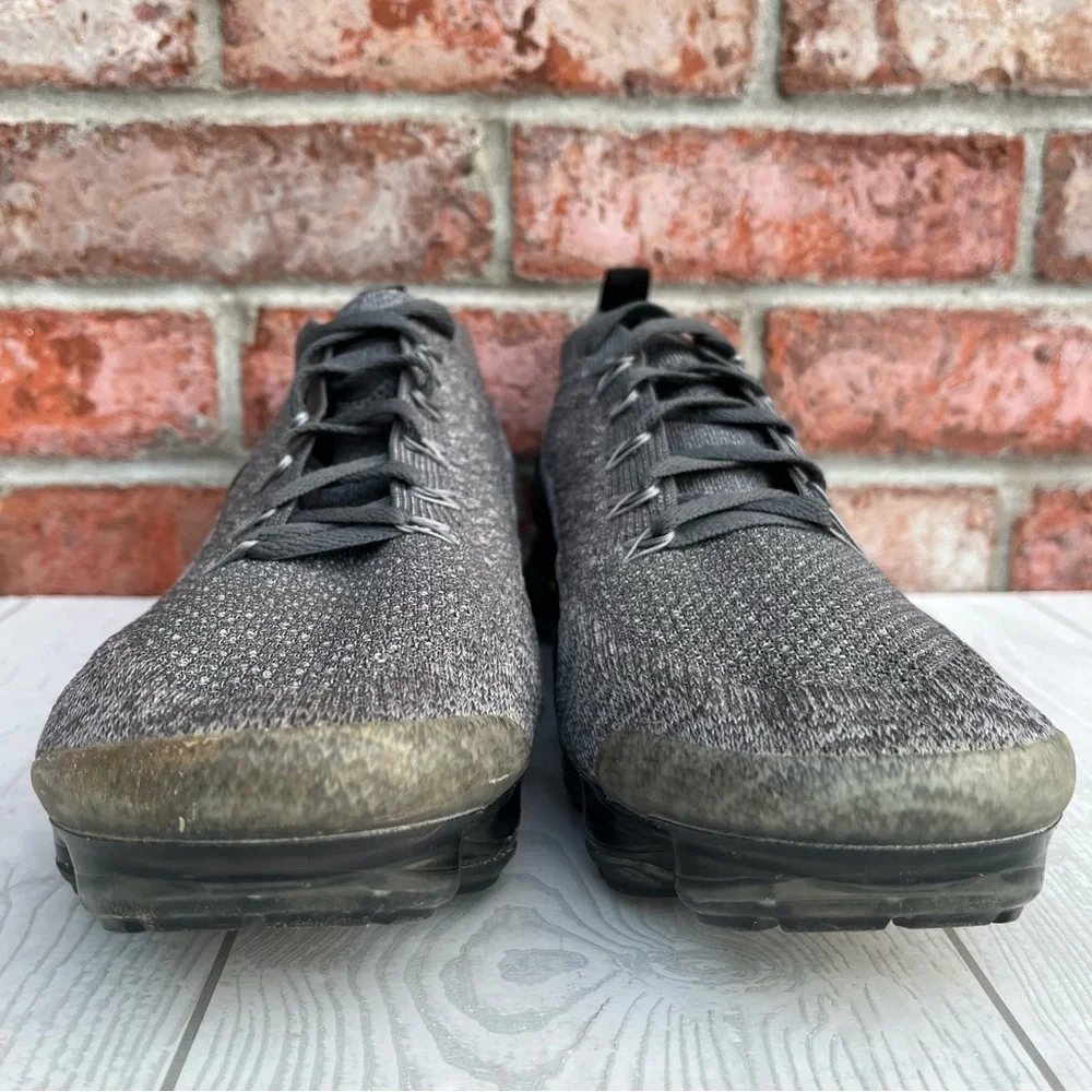 Nike Air VaporMax 2.0 Flyknit Wolf Gray Running Shoes Sneakers Men’s Size 9.5